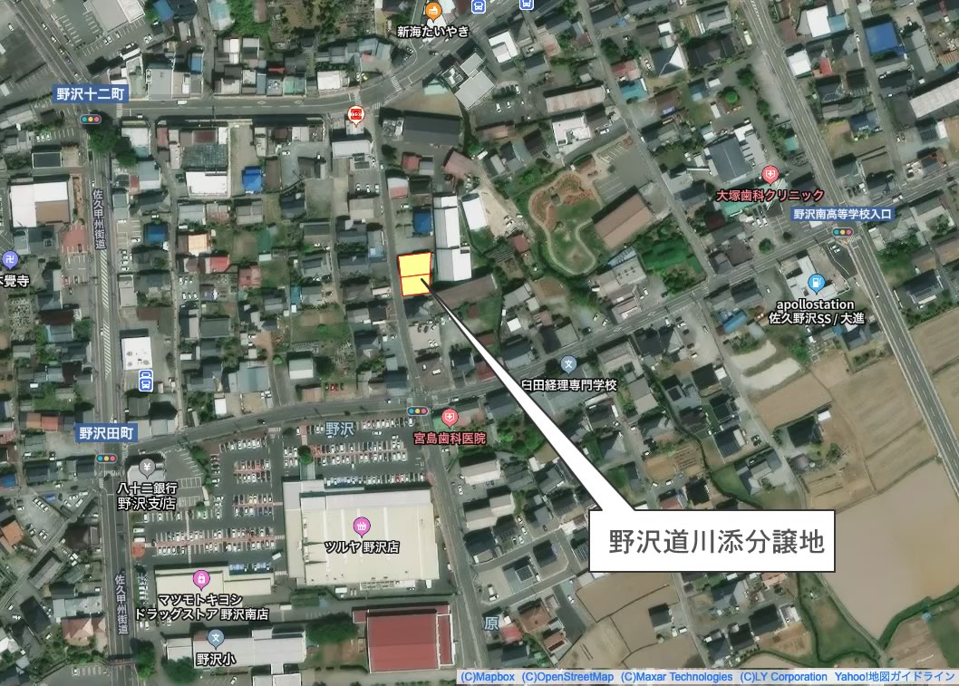 佐久市野沢道添分譲地